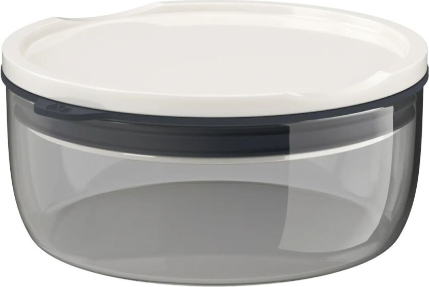 To Go & To Stay matboks glass M Ø 13 cm Klar-hvit