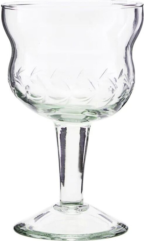 Vintage rødvinsglass klar