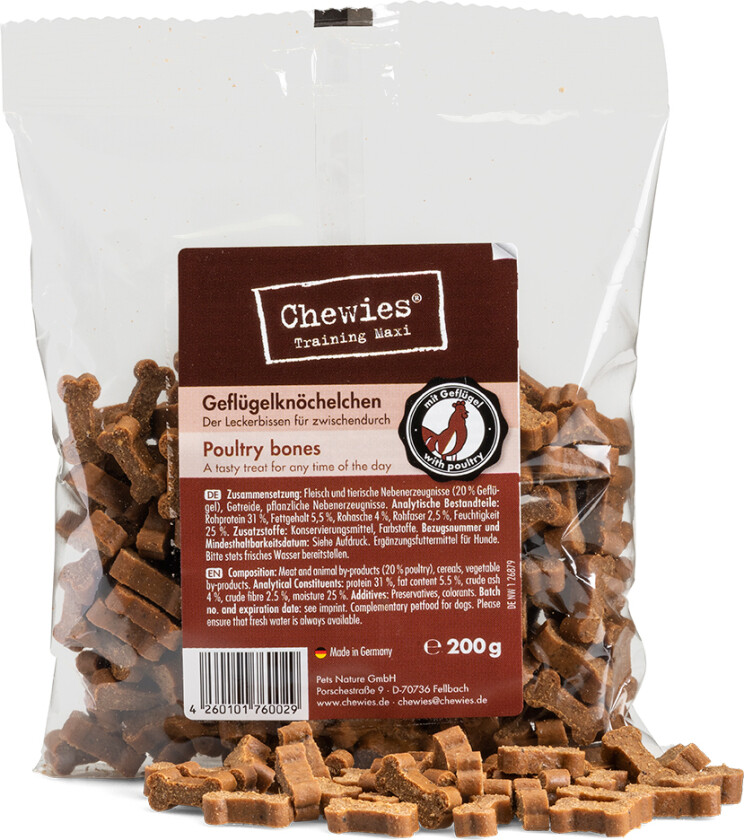 små tyggeben (halvfuktig) - Kylling 200 g