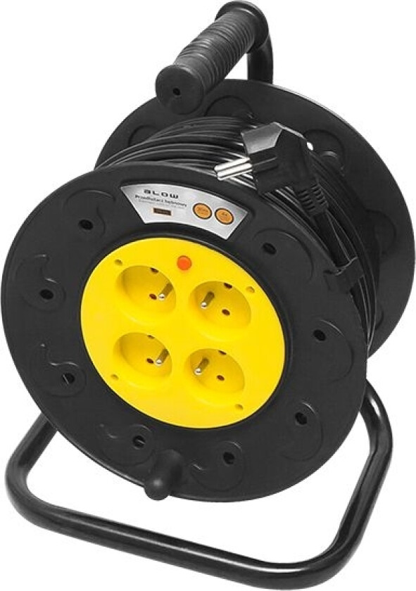 Blow Skjøteledning Pr-61 4 Stikkontakter 30M Pvc
