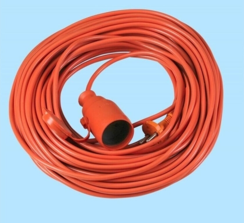 Abex Hage Skjøteledning 10M H05vv-F 2X1mm2