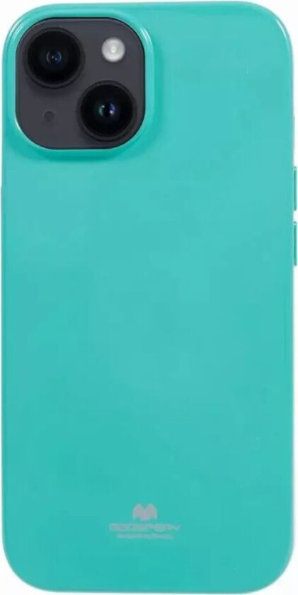 GOOSPERY iPhone 15 Fleksibelt Plastdeksel - Turkis