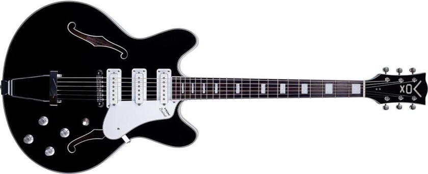 Vox Bc-S66-Bk Bobcat Gitar, Black.