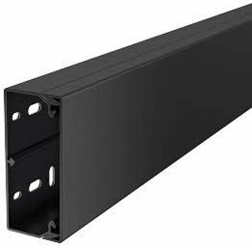 Obo Wdk Kabelkanal Sort Ral 9005 40X90x2000mm - (2 Meter)