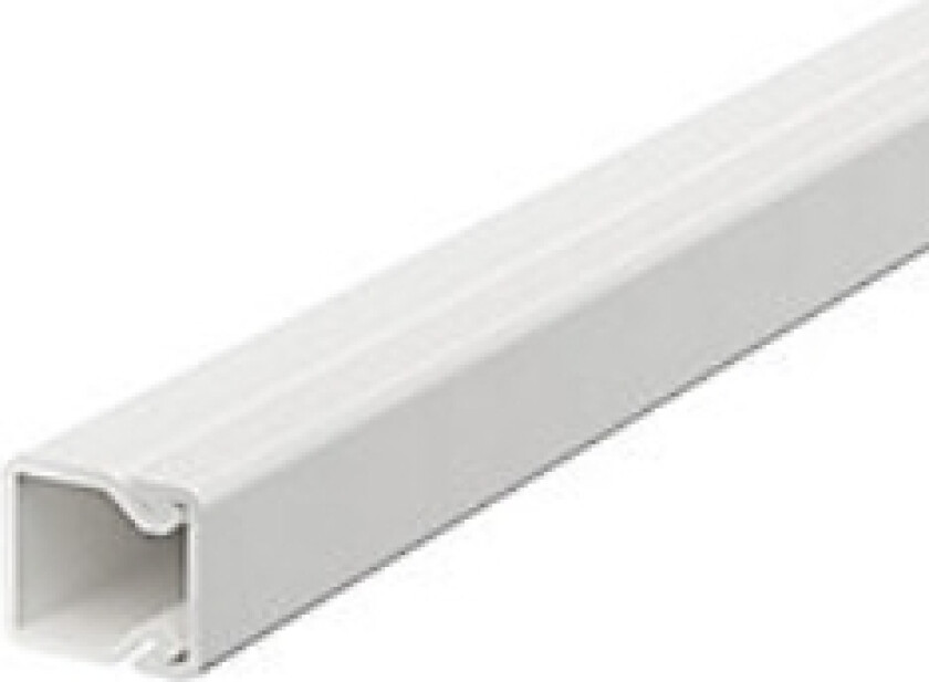 Kabelkanal Wdk 15X15x2000 Perlehvid Ral 9016 - (2 Meter)