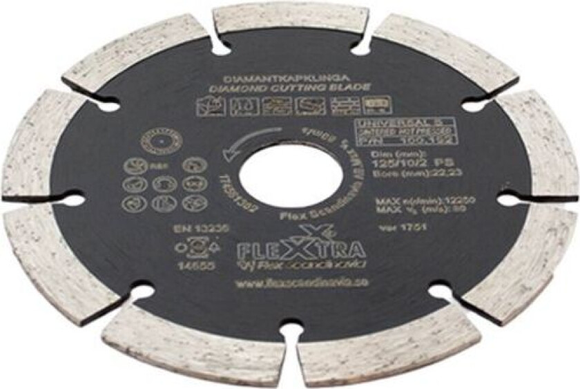 100192 Diamantklinge 125 mm