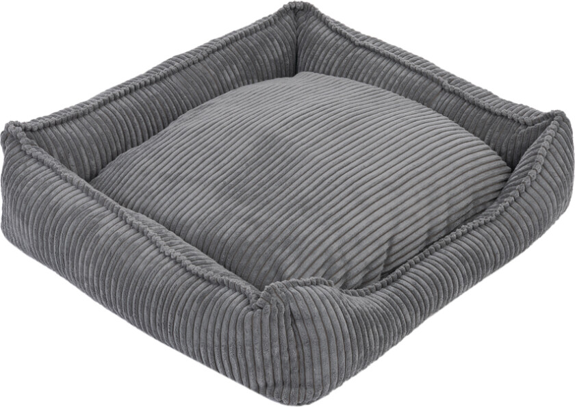 hundeseng Helena - L 65 x B 60 x H 18 cm, grå