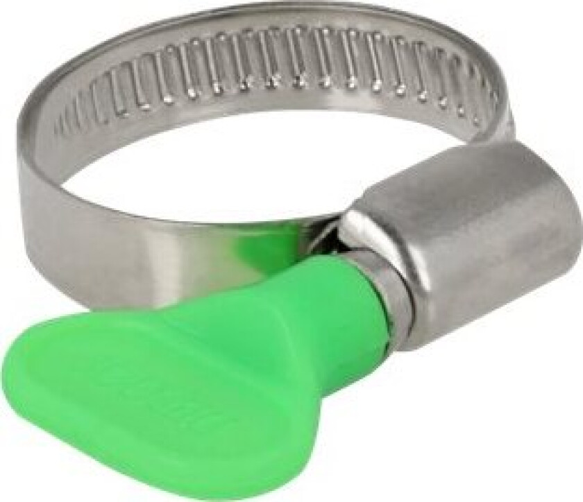 Delock Butterfly - Slangeklemme - Passer Til 22 - 32 Mm Slange - Grønn (En Pakke 10)