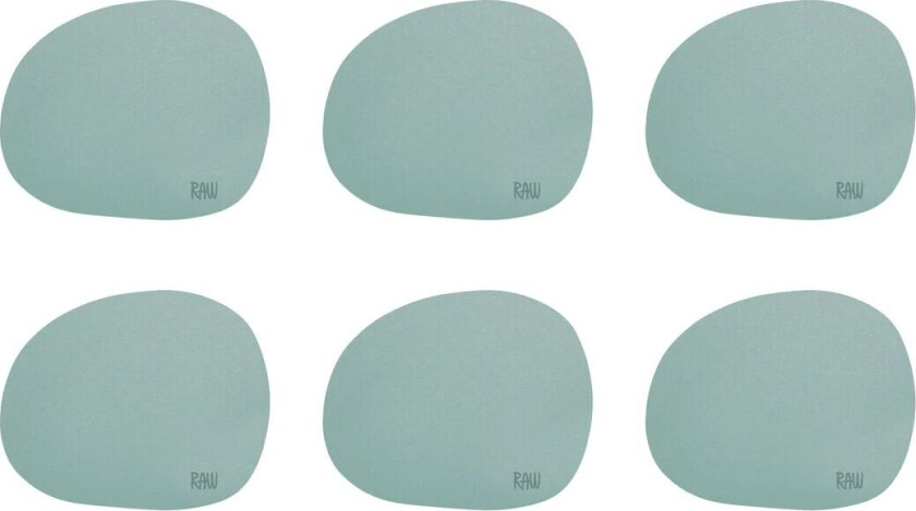 Aida Raw glassunderlag silikon 6-pakning Grønn