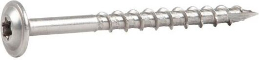 113338 Treskrue WAF, TX40, 8 mm Ø, A4 120 mm, 25-pakning