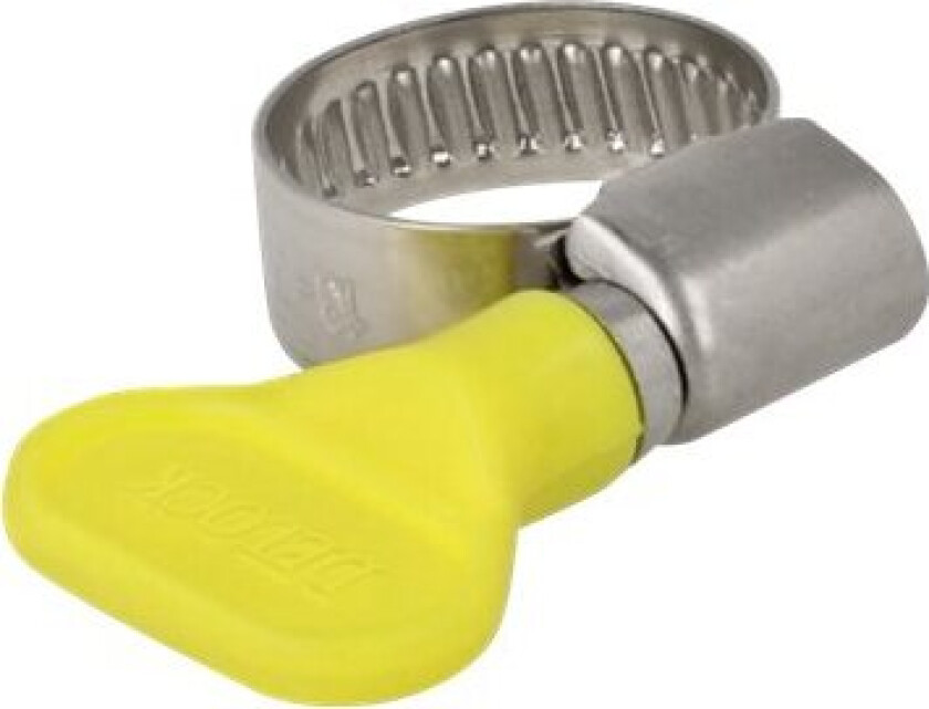 Delock - Slangeklemme - Passer Til 13-19 Mm Hose - Gul (En Pakke 10)