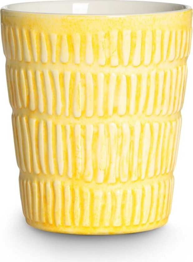 Stripes krus 30 cl Gul