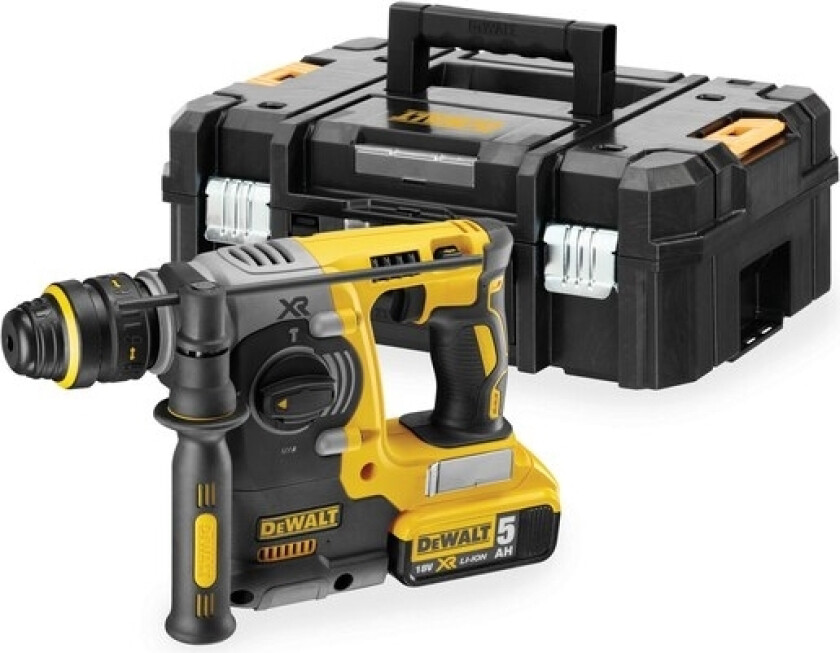 Dewalt Dch274p2-Qw, Sds Plus, Sort, Grå, Gult, Børsteløs, 2,4 Cm, 1100 Rpm, 1,3 Cm