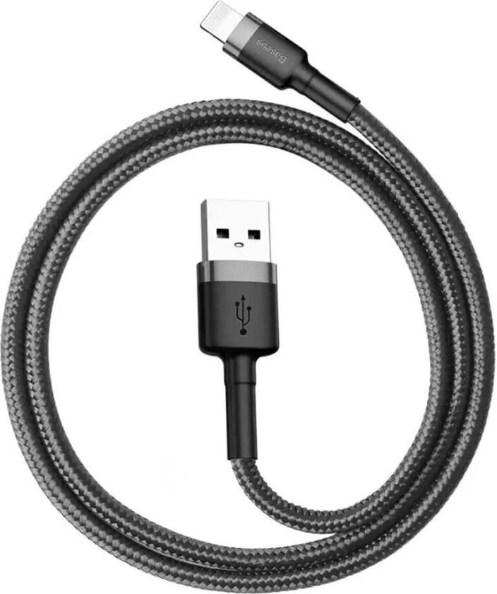 Cafule USB-A til Lightning Kabel - 0.5m - Svart