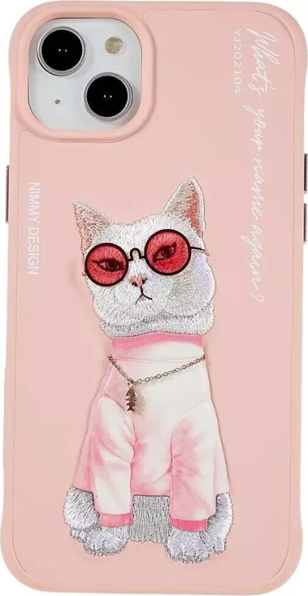 iPhone 14 Plus Hybriddeksel i Plast med Motiv - Street Katt