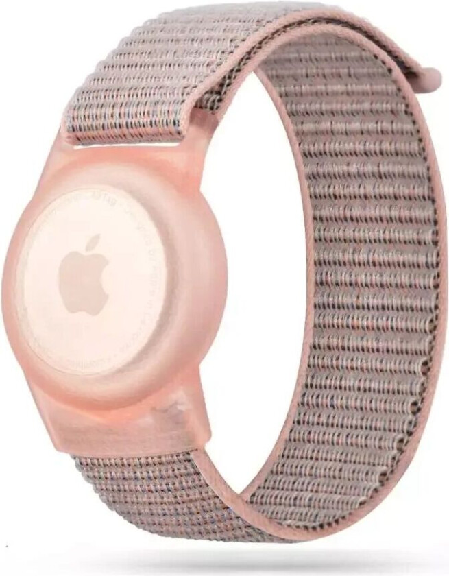 Tech-Protect Nylon - Apple Airtag-stropp for barn - Rosa