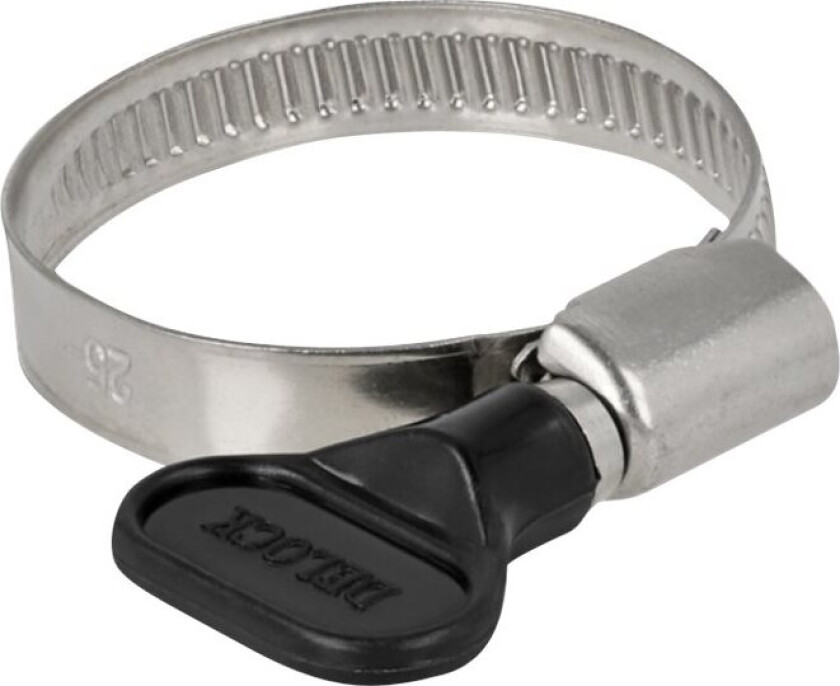 Delock - Slangeklemme - Passer Til 25 - 40 Mm Hose - Svart (En Pakke 10)