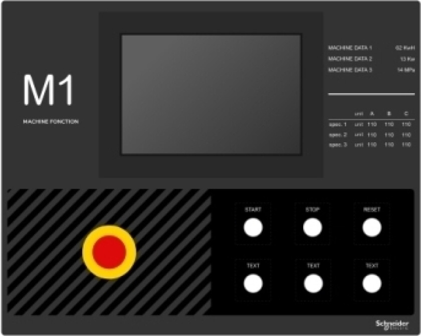 Schneider Electric Zbyleg504001, Plast, Harmony Xb4harmony Xb5harmony Xb6harmony 9001K, 50 G, 353 G, 430 Mm, 530 Mm