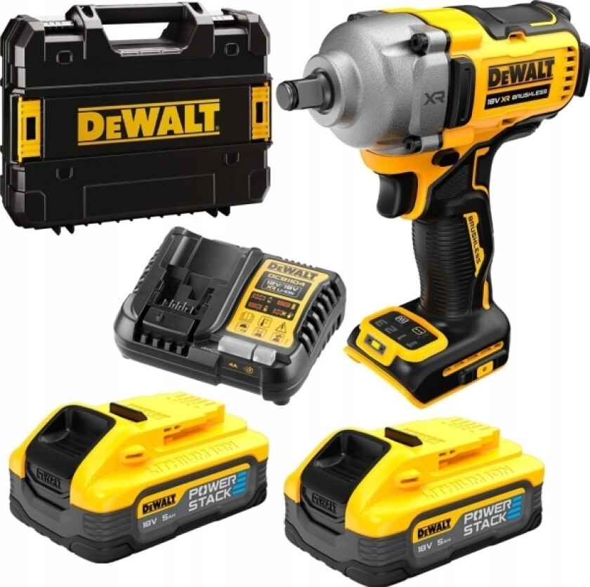 Dewalt 18V Xr Slagnøkkel Slagnøkkel 1/2 2X5ah Ps