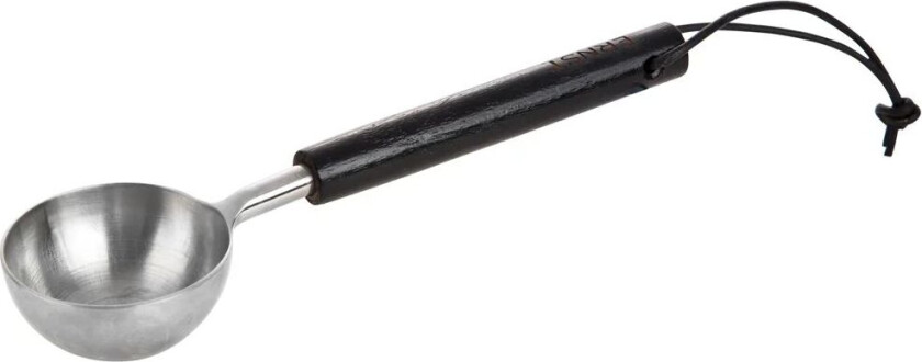 kaffemått med trehank svart