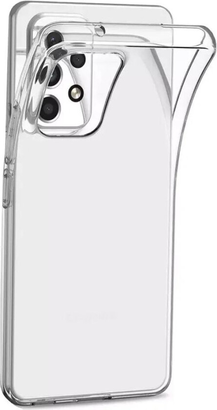 Samsung Galaxy A53 (5G) Fleksibel TPU Plast Deksel - Gjennomsiktig