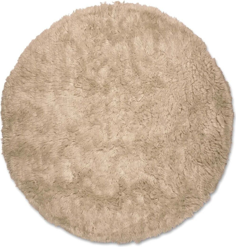 Cloudy ullteppe Ø 160 cm Beige