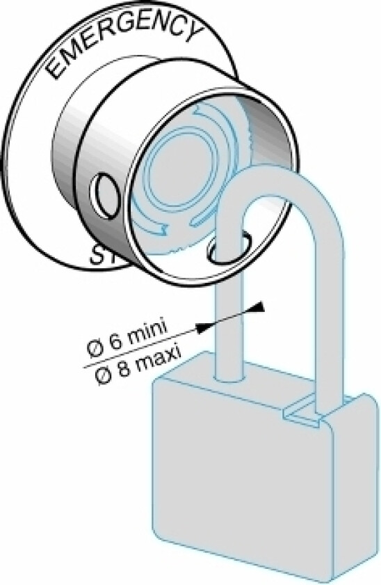 Schneider Electric Zbz3605, Gul, Plast, Harmony Xb5harmony Xb4, 45 G, 45 G, 52 Mm