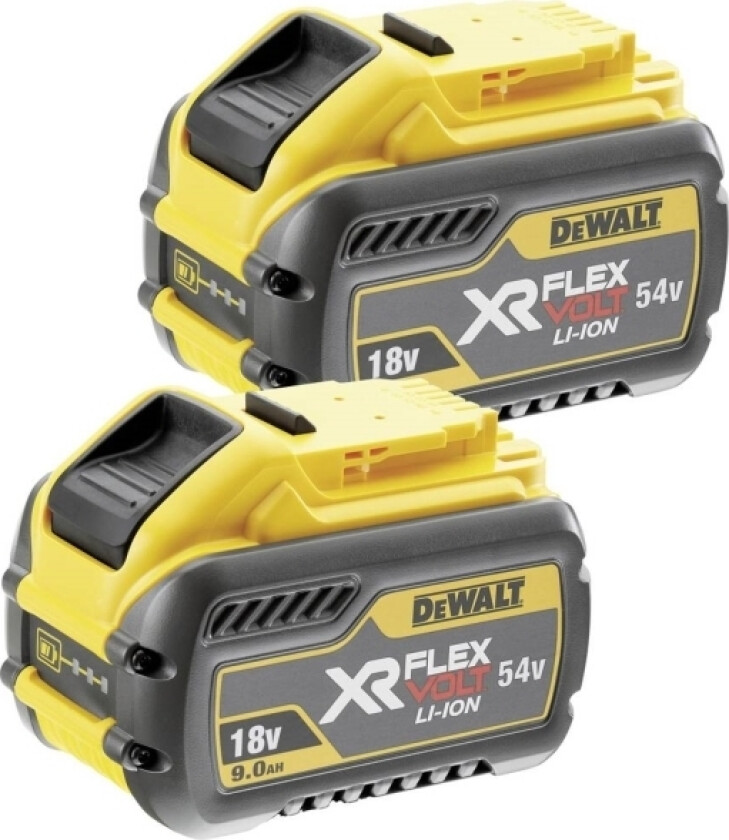 Bilde av Dewalt Batteri 18/54V 9,0/3,0Ah Fv Dcb547 / Sett 2Stk