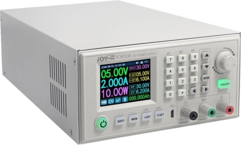 Bilde av Joy-It Laboratoriestrømforsyning, Justerbar 0 - 60 V 0 - 6 A 400 W Usb, Wifi Fjernkontrollerbar, Programmerbart Antall Utganger 2 X (Jt-Rd6006-Comfor