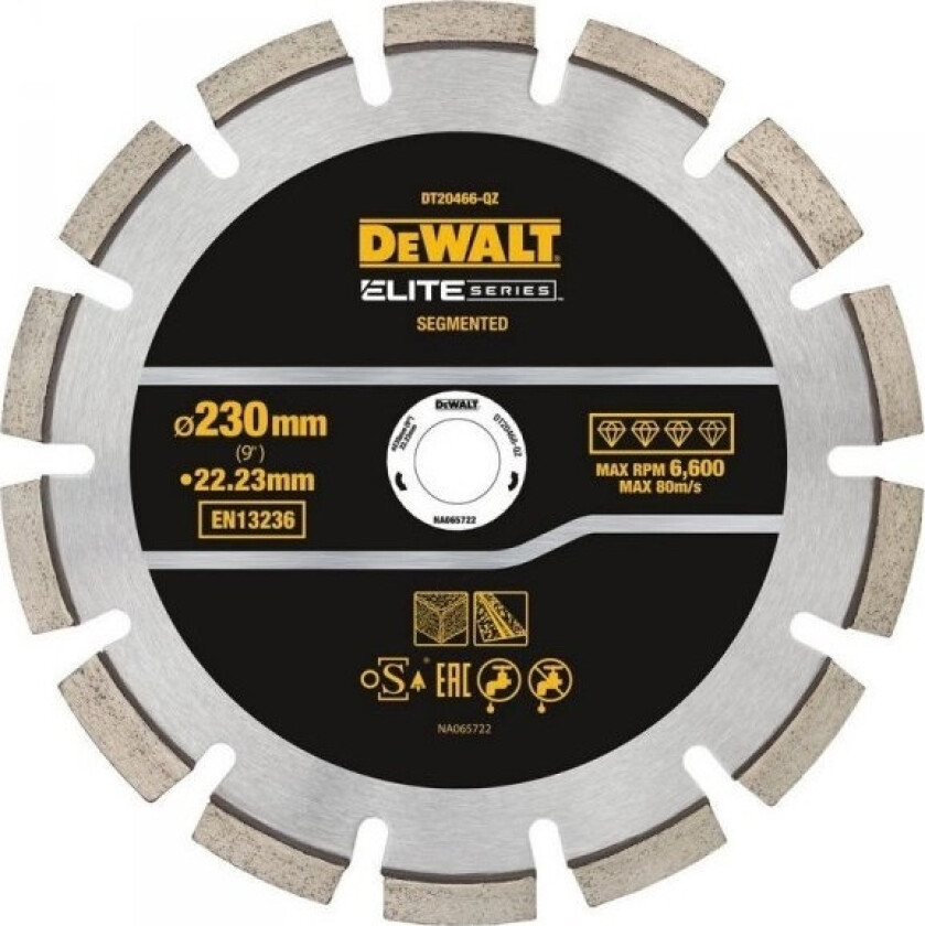 Bilde av Dewalt Diam.Seg. 230Mm Elite Asfalt/Betongmål