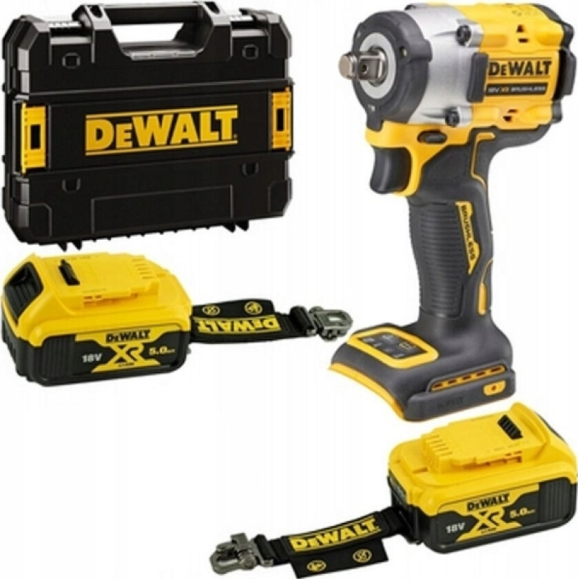 Dewalt Batteridrevet Slagnøkkel Dcf921p2lrt-Xj 18V 5Ah
