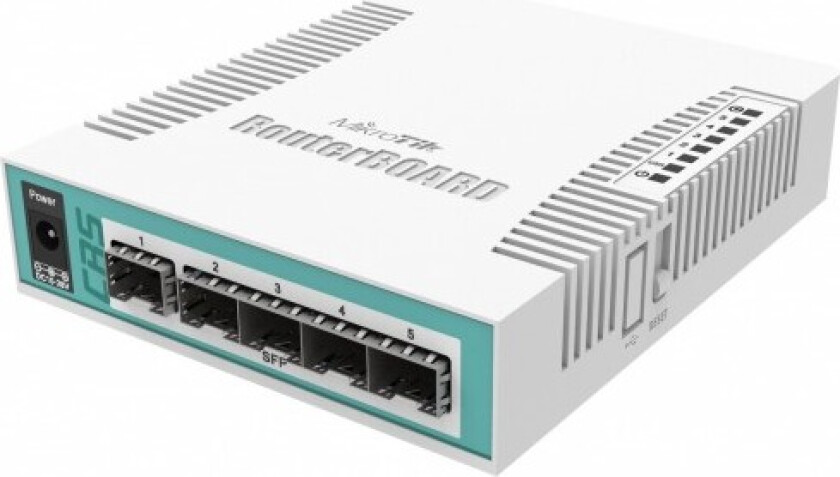Mikrotik Crs106-1C-5S Switch Gigabit Ethernet (10/100/1000) Obsluga Poe Bialy