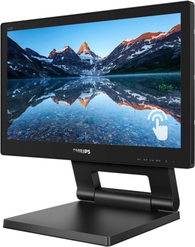 B Line 162B9t - Led-Skjerm - 16" (15.6" Synlig) - Berøringsskjerm - 1366 X 768 @ 60 Hz - Tn - 220 Cd/M² - 500:1 - 4 Ms - Hdmi, Dvi, Displaypo