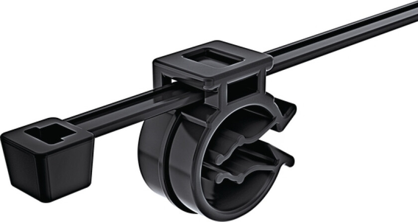 Hellermann Tyton 156-00036, Stigeformet Buntebånd, Polyamid, Svart, 4,5 Cm, 20,2 Cm, 4,6 Mm