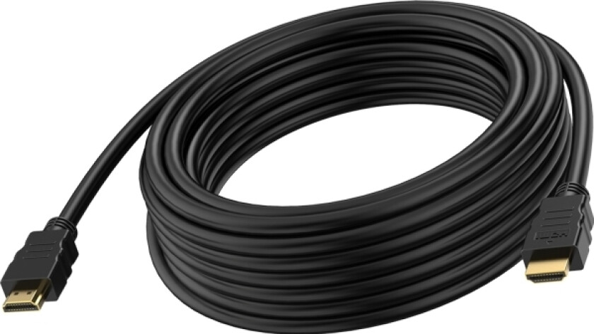 Cable Vision Vision Profesjonell Installasjon Hdmi-Kabel - Livstid Garanti - 8K Ved 30 Hz - Hdmi Versjon 2.1 - 48 Gbps - Dobbel Skjermet - Gullbelagt