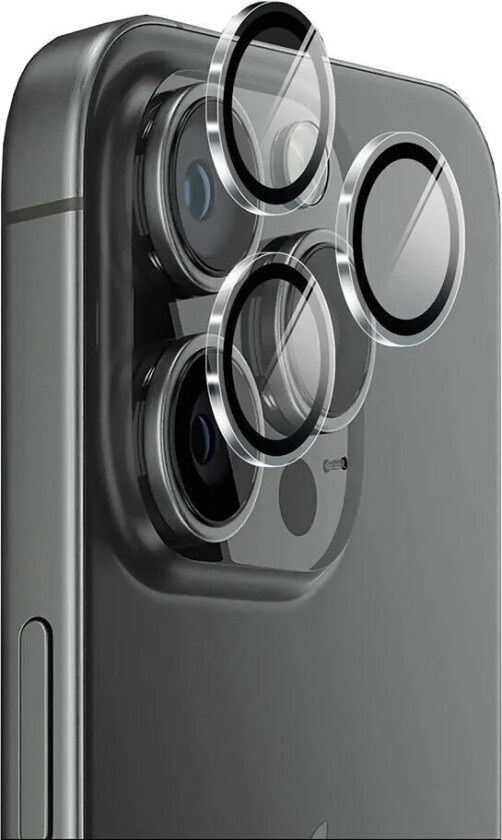 iPhone 15 Pro / 15 Pro Max dbramante1928 Eco-Lense Beskyttelsesglass til Kameralinser - Gjennomsiktig