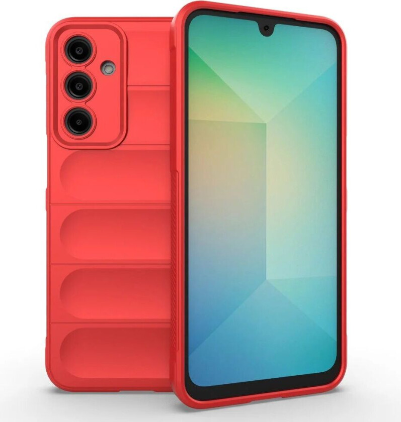 Samsung Galaxy A16 (4G/5G) Fleksibelt Plast Deksel - Rød