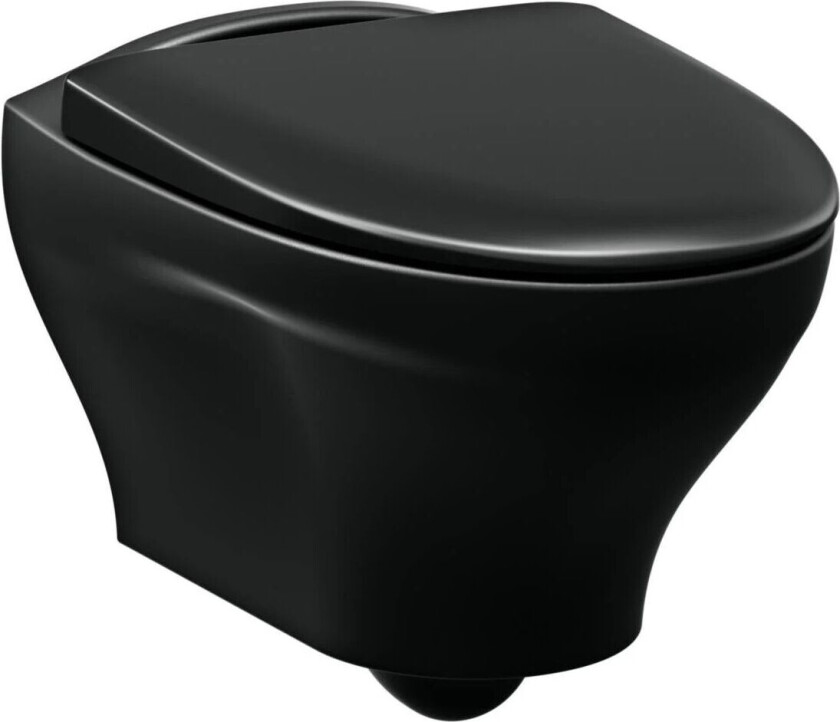 Estetic Veggskål 8330 Matt Svart Sc-Qr