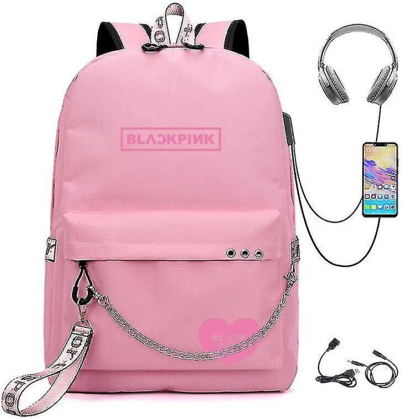 Blackpink oppladbar ryggsekk