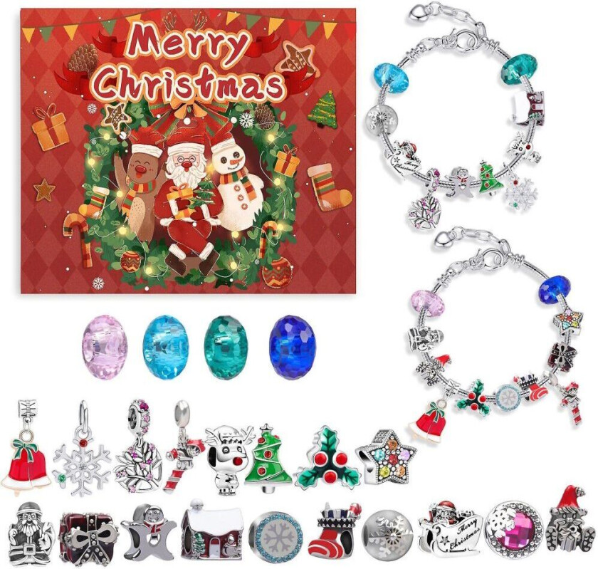 24DIY Armbånd Jul Adventskalender Gaveeske