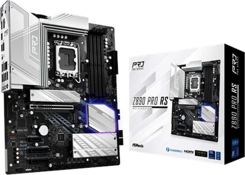Z890 PRO RS Hovedkort - Intel Z890 - Intel LGA1851 socket - DDR5 RAM - ATX