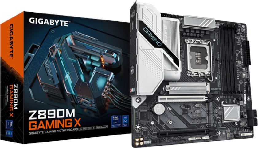 Z890M GAMING X Hovedkort - Intel Z890 - Intel LGA1851 socket - DDR5 RAM - Micro-ATX