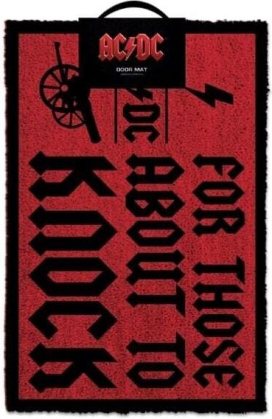 Door Mat: Ac/Dc - For Those About To Knock