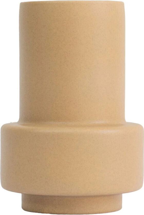 Ro Collection Hurricane vase L Ø17 Soft Ochre