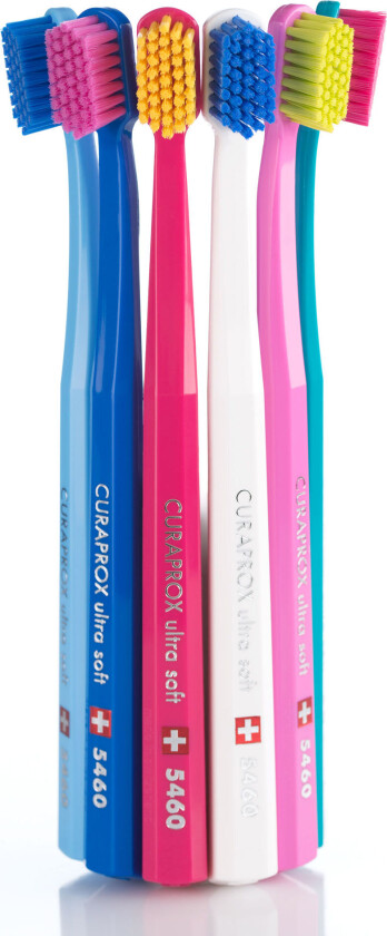 Curaprox Ultrasoft tannbørste, Assorterte farger, 1 stk.