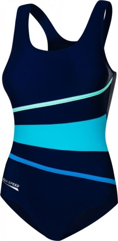 Dame Aqua-Speed Stella Marineblå-Blå Badedrakt Col.410 S