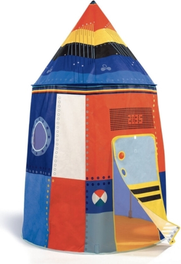 Playtent Rocket, Frittstående Lekehus, 1 Dører, Flerfarget