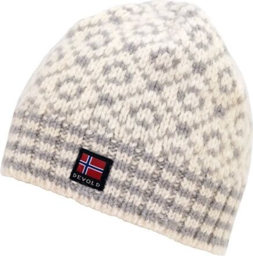 Svalbard Wool Beanie Offwhite/grey 58