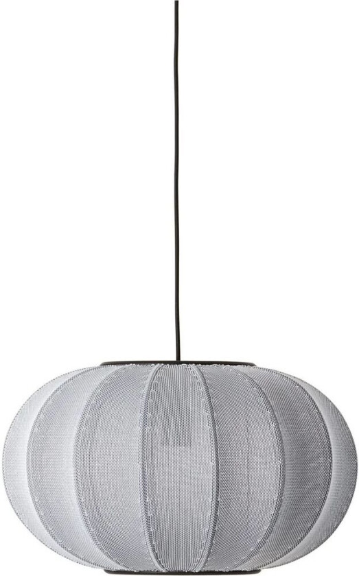 Bilde av Made By Hand Knit-Wit 45 Oval pendel Silver