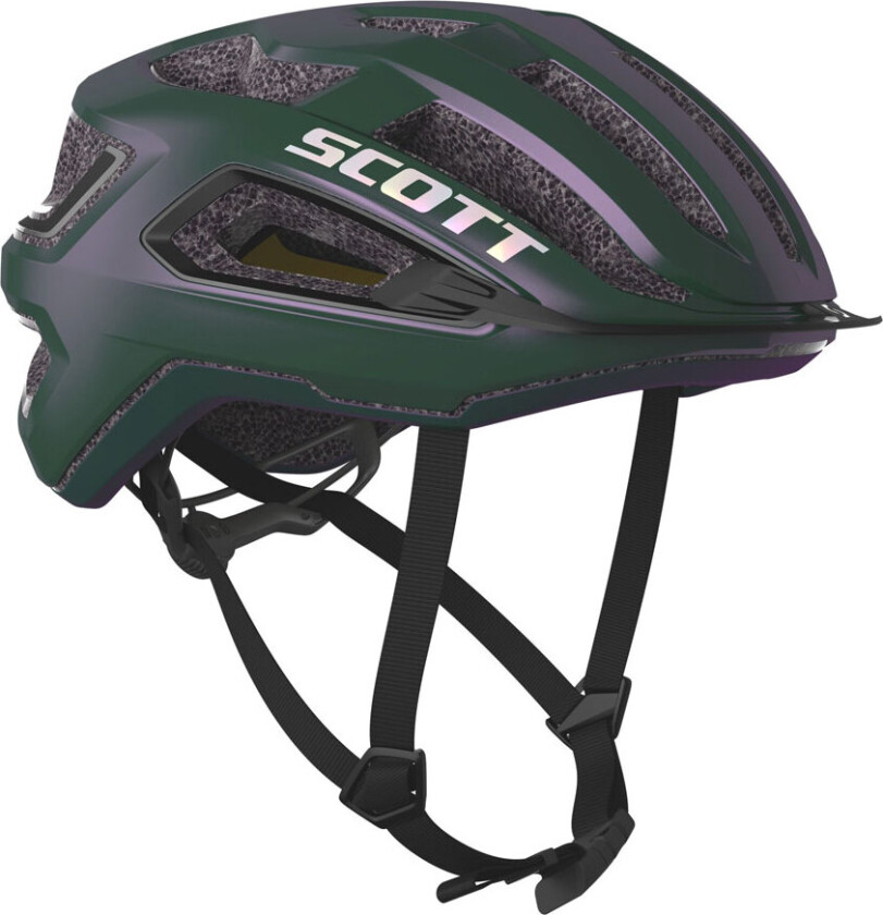 Scott Arx Plus sykkelhjelm MIPS Prism Green/Purple